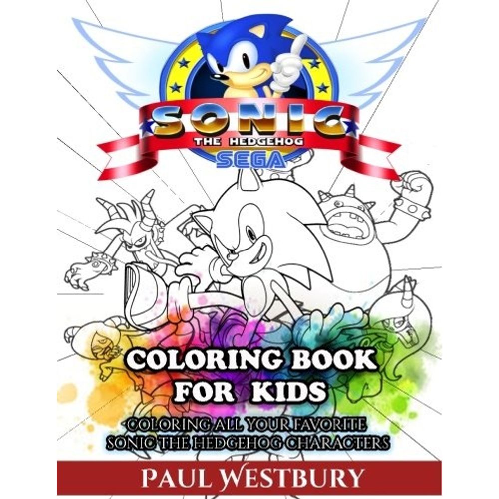 Noble Sonic the Hedgehog livro de colorir, Sonic O ouriço livro de colorir  