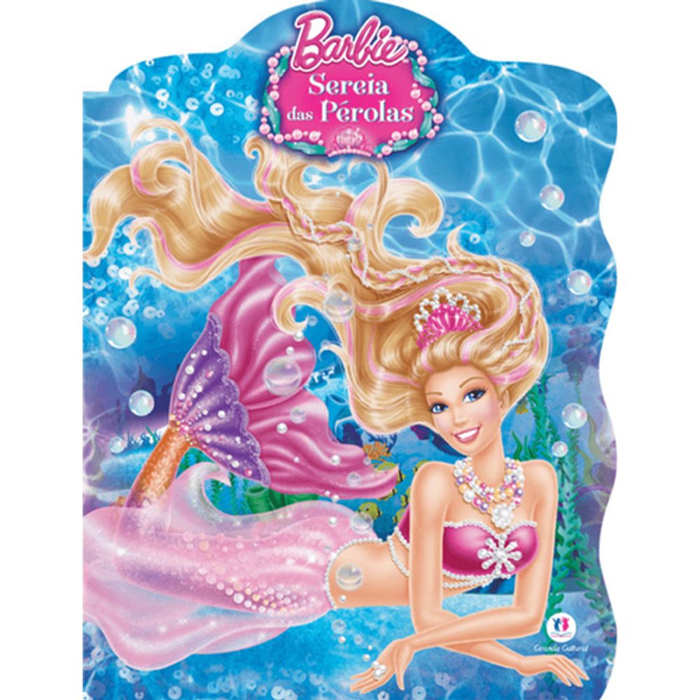 Livro Barbie - Sereia Das Perolas - Livro Quebra-Cabeca na