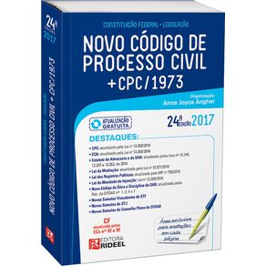 CODIGO DE PROCESSO CIVIL + NOVO CPC/1973