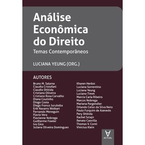 ANÁLISE ECONÔMICA DO DIREITO - TEMAS CONTEMPORÂNEOS