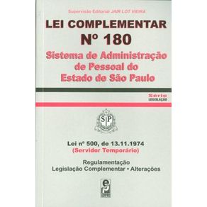 LEI COMPLEMENTAR Nº 180/1978