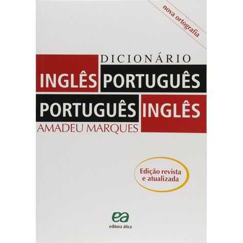 Livro - Dicionário Escolar - Inglês/ Português - Seminovo