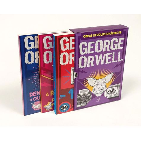 Livro: AS OBRAS REVOLUCIONÁRIAS DE GEORGE ORWELL - BOX COM 3